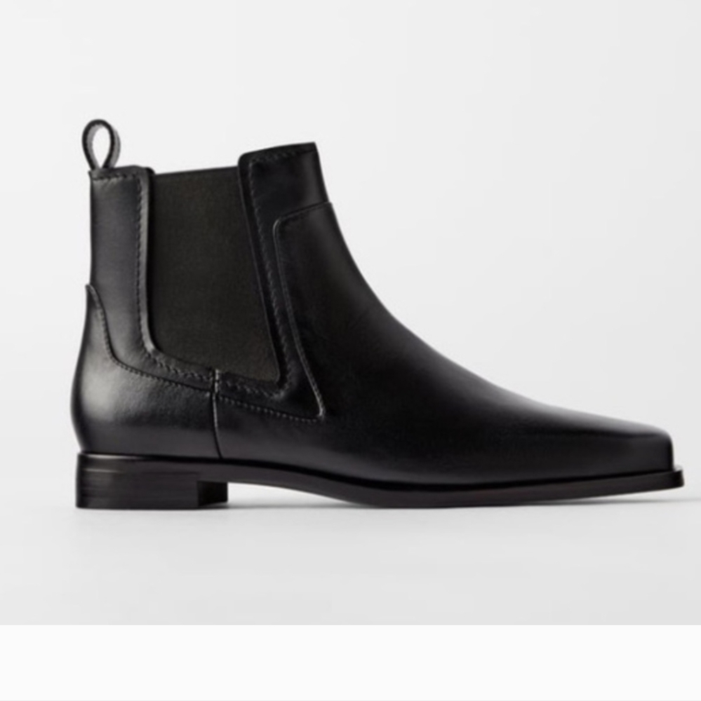 Zara Black Ankle Boots